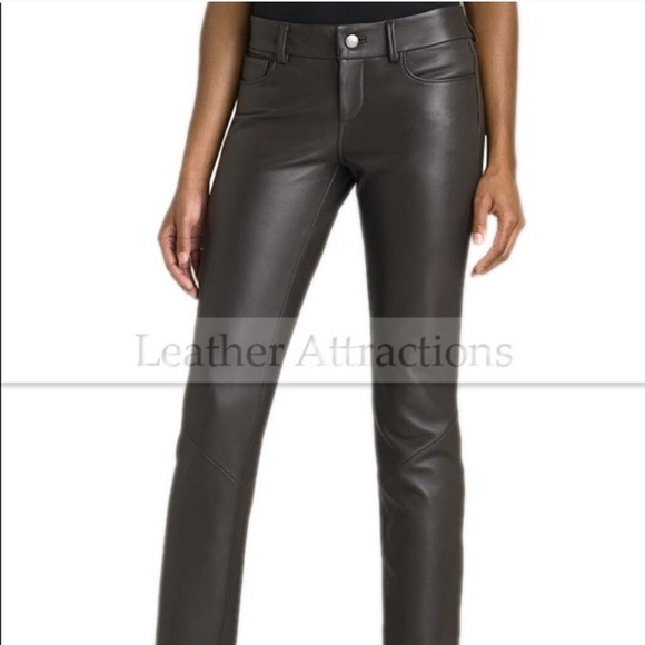 bebe leather pants